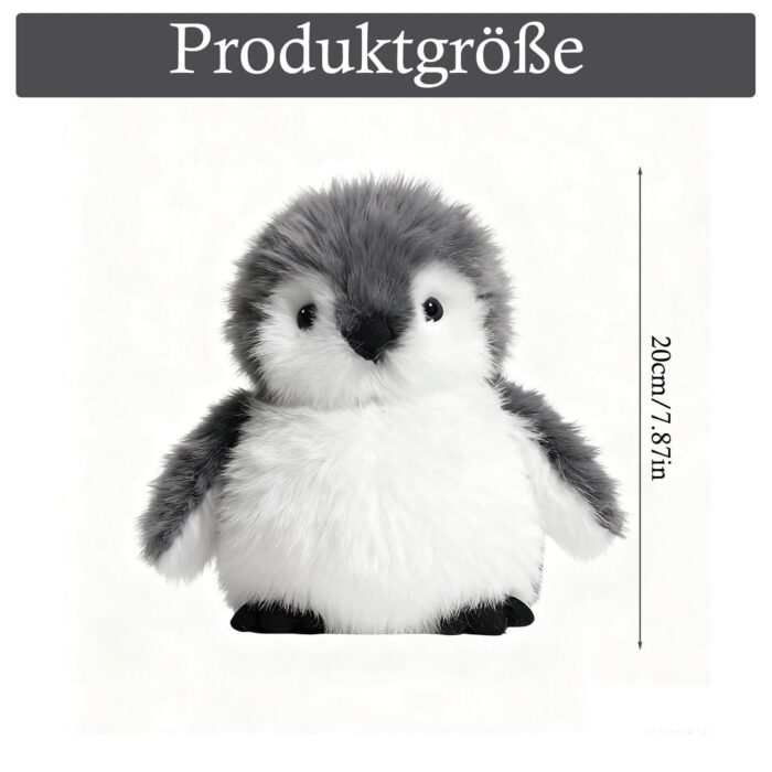 JcvPot Pinguin Kuscheltier, Weiches Stofftier Für Kinder Und Babys, Kuscheltier Pinguin Plüschtier üschtier – Bild 7
