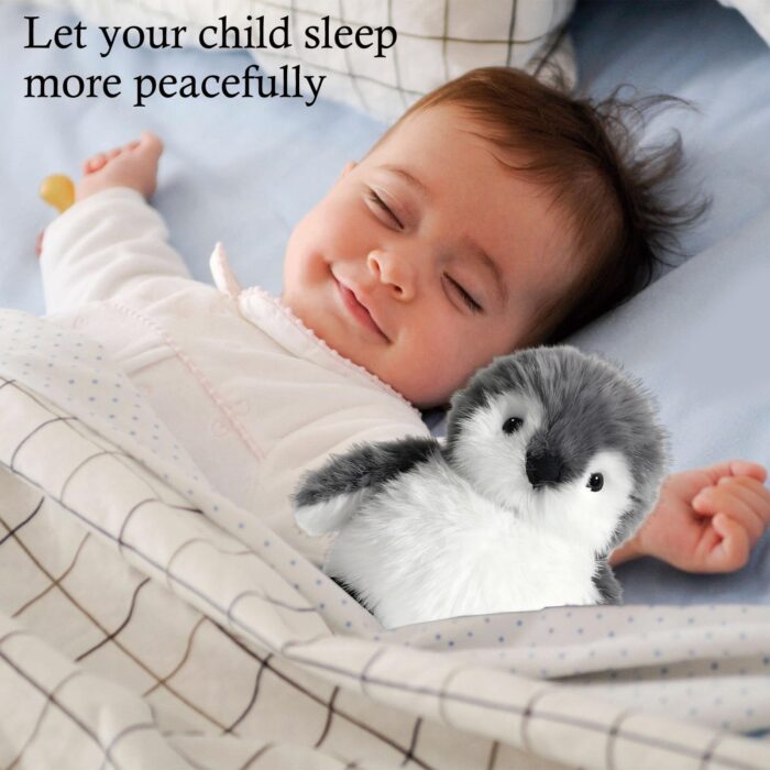 JcvPot Pinguin Kuscheltier, Weiches Stofftier Für Kinder Und Babys, Kuscheltier Pinguin Plüschtier üschtier – Bild 5