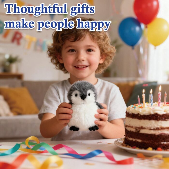 JcvPot Pinguin Kuscheltier, Weiches Stofftier Für Kinder Und Babys, Kuscheltier Pinguin Plüschtier üschtier – Bild 4