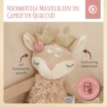 Bieco Kuscheltier Reh Ella mit Rassel | Baby Kuscheltier ab 0 Monate Stofftier Baby Plüschtie – Bild 4